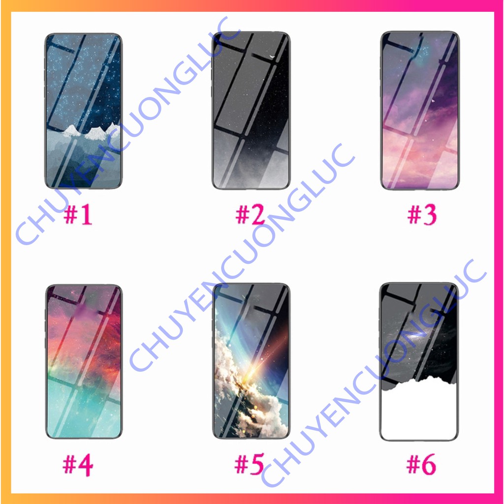 Ốp điện thoại mặt kính cường lực dành cho Samsung Galaxy M31 A51 A71 A10 A20 A30 A50 A70