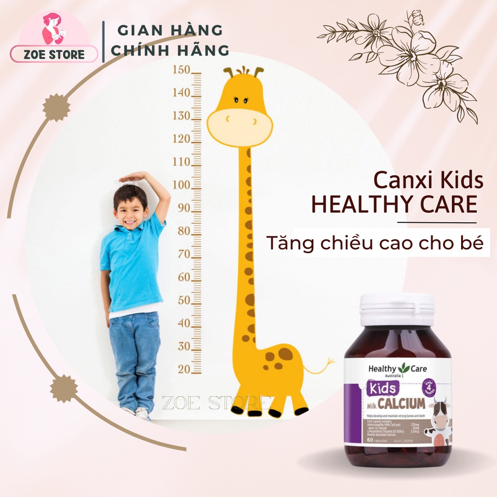 Viên bổ xung Canxi D3 Healthy cho bé  của Úc - cho bé phát triển chiều cao