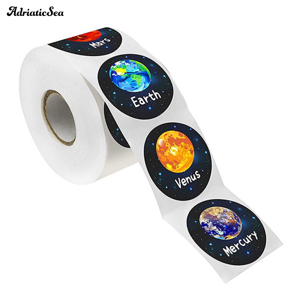 Bộ 500 Sticker Dán Trang Trí Hình Các Hành Tinh Không Gian