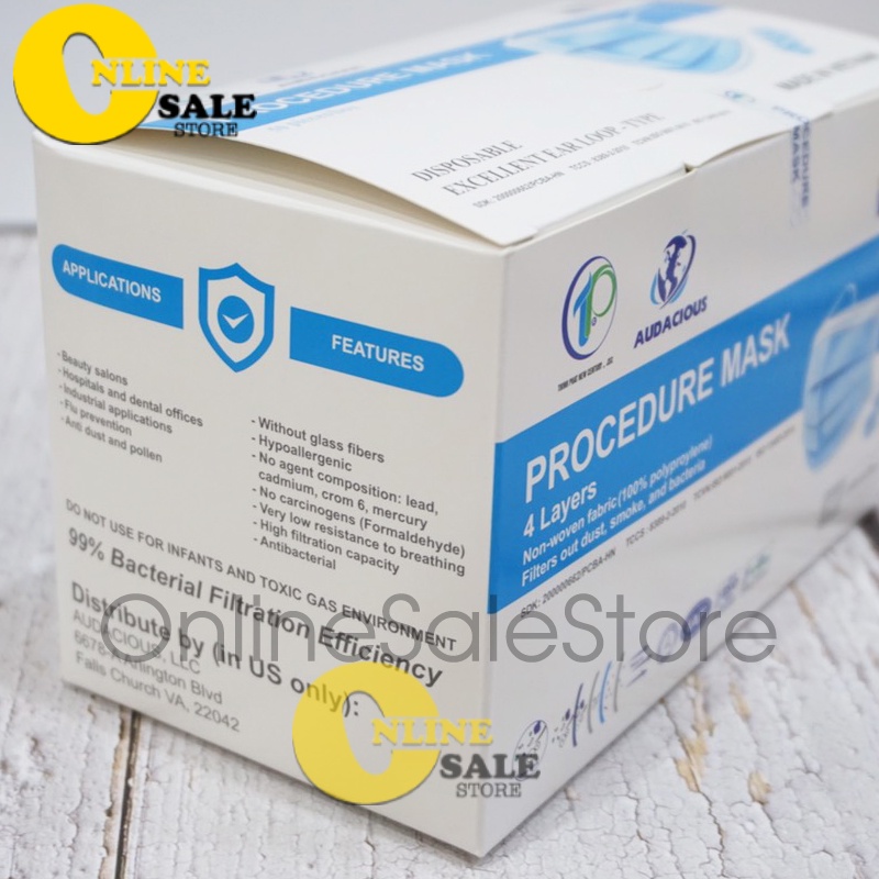 [SẴN HÀNG] Khẩu trang y tế 4 lớp, ôm khít khuôn mặt