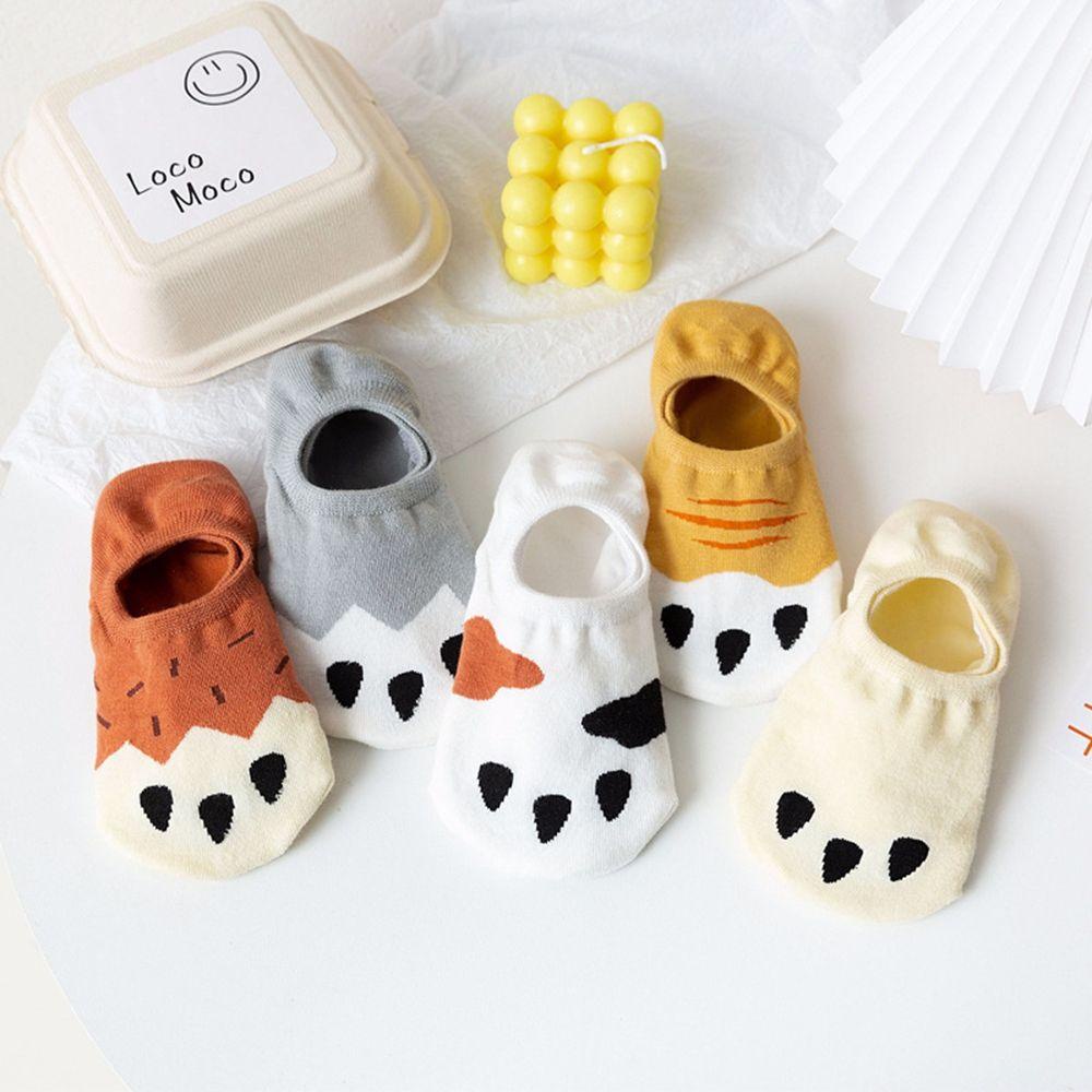 Vớ Thuyền Mỏng Tàng Hình Họa Tiết Hoạt Hình Thời Trang Mùa Hè Cho Nữ