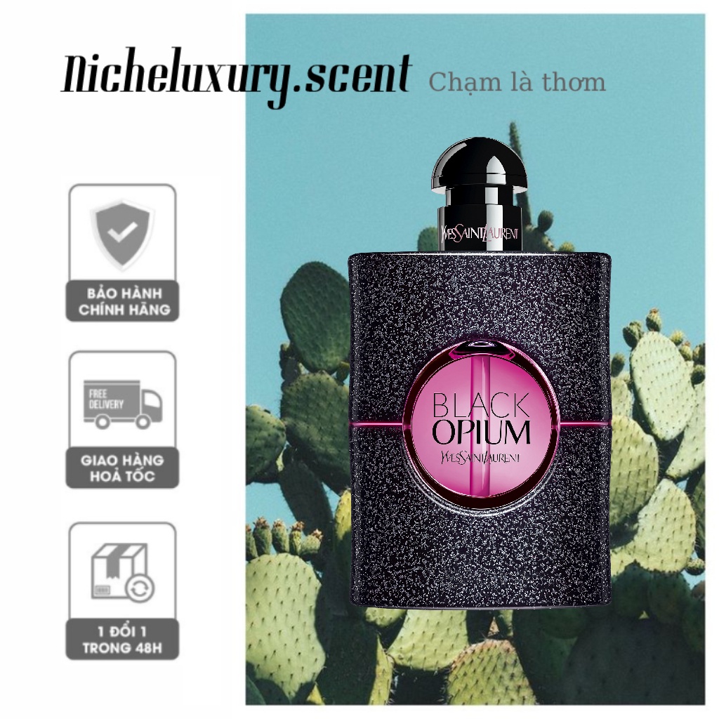 🅽🅸🅲🅷🅴 - Nước Hoa YS___L Black Opium Neon EDP - 10ml