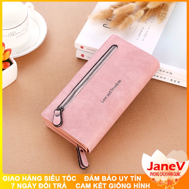 Ví Nữ Dài Cầm Tay Cao Cấp Sang Trọng Phong Cách Hàn Quốc TVNN330