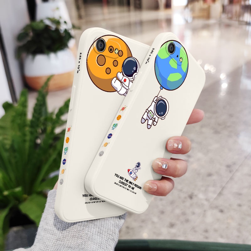 Ốp Điện Thoại Silicone Dẻo In Hình Phi Hành Gia Cho IPhone 8 7 Plus SE 2020 6 6S Plus