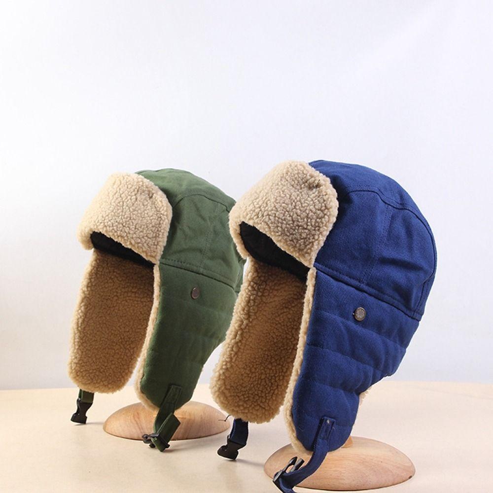 Mũ Bomber Chống Gió Giữ Ấm