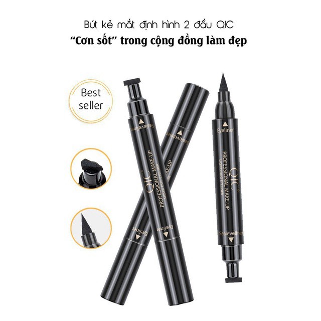 🔥Bút dạ kẻ mắt hai đầu QIC nội địa Trung🔥 không lem, không trôi, chống nước hiệu quả | BigBuy360 - bigbuy360.vn
