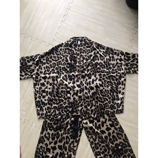 Bộ pijama da beo lụa satin cao cấp quảng châu