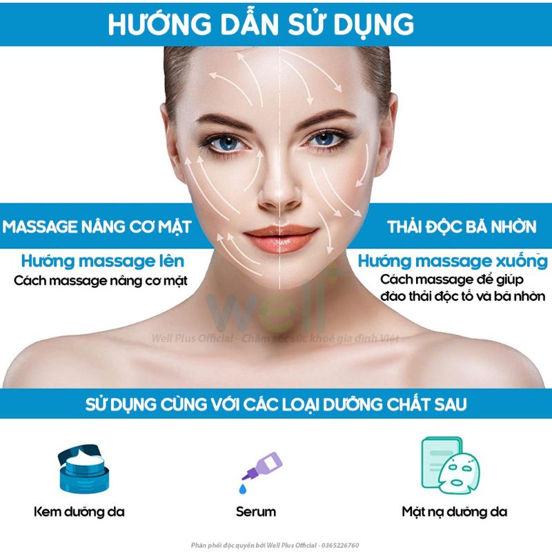 Thanh lăn đá lạnh thu nhỏ lỗ chân lông, quả cầu massage mặt hàng cao cấp