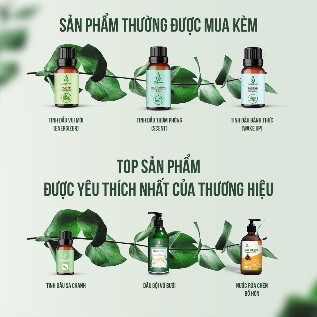 [Mã LIFEM1 giảm 50k đơn 99k] Tinh dầu ngủ ngon Deep Sleep 10ml JULYHOUSE kết hợp tinh dầu Bạc Hà, Oải Hương và Gỗ Hồng