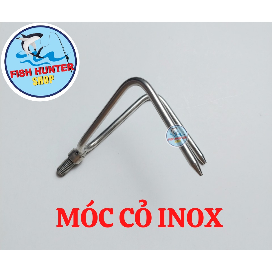 Móc cỏ, móc dọn lục bình, móc lỗ câu cá Inox
