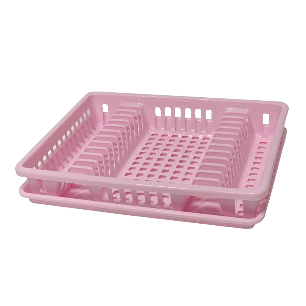 HOMEBASE SN Khay nhựa để chén dĩa Thái Lan W49xD39xH10 cm màu hồng