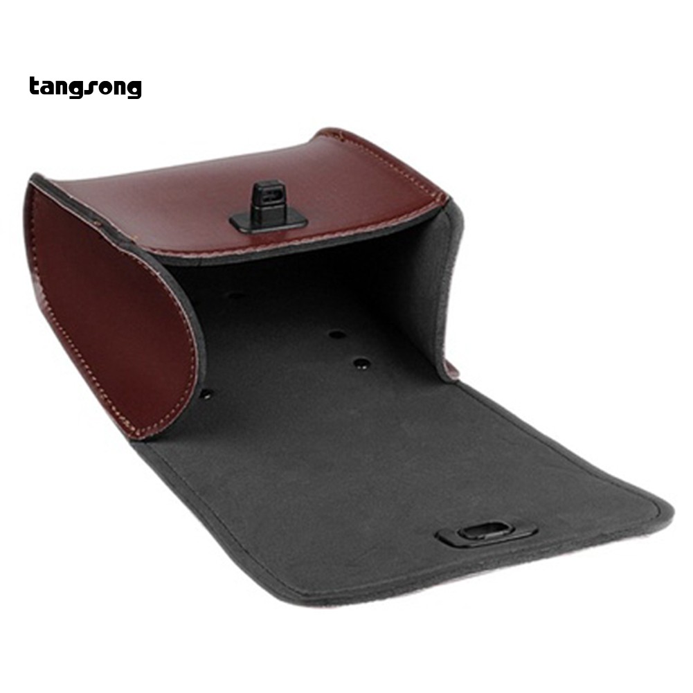 Túi giả da gắn yên xe mô tô đựng hành lý chống thấm nước