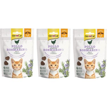 Snack cho mèo [FREESHIP] Treat Gimcat Crunchy Duck &amp; Catnip 50g - Thịt vịt và cỏ mèo huấn luyện mèo