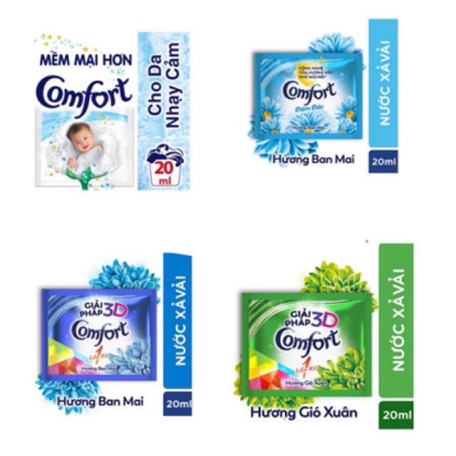 Nước Xả Vải Comfort Dây Đậm Đặc 20ml/10gói