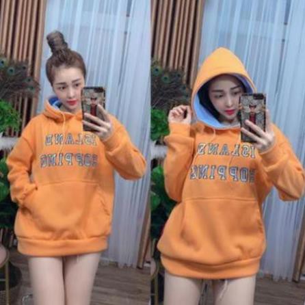 Áo khoác nam nữ mùa đông, áo nỉ có mủ form rộng nam nữ mặc đẹp tay phồng chất liệu dày dặn A003 | BigBuy360 - bigbuy360.vn