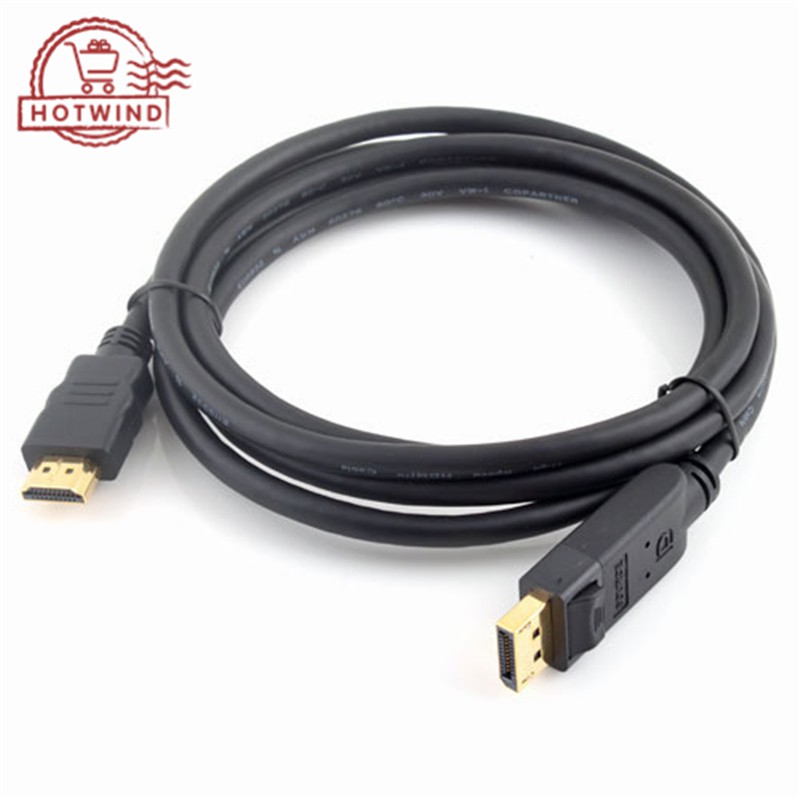 HW Selling Explosion Cáp chuyển 6FT Displayport sang HDMI DP M/M