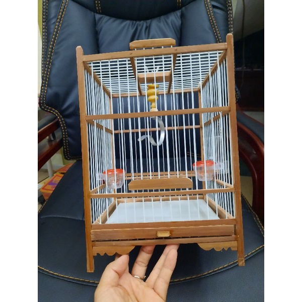 LỒNG KHUYÊN VUÔNG NAN CÁP