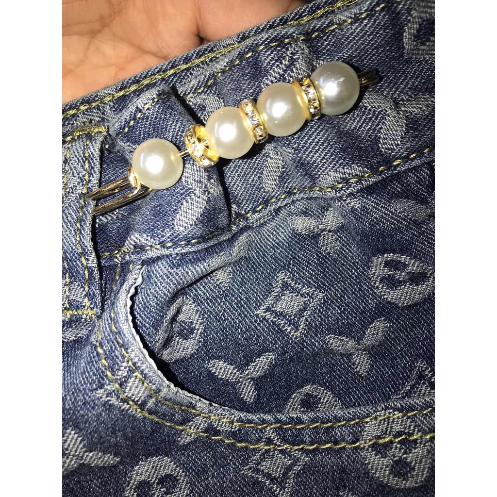 DUNEA Quần Jean Ống Rộng Phong Cách Đơn Giản Thời Trang Cho Cặp Đôi