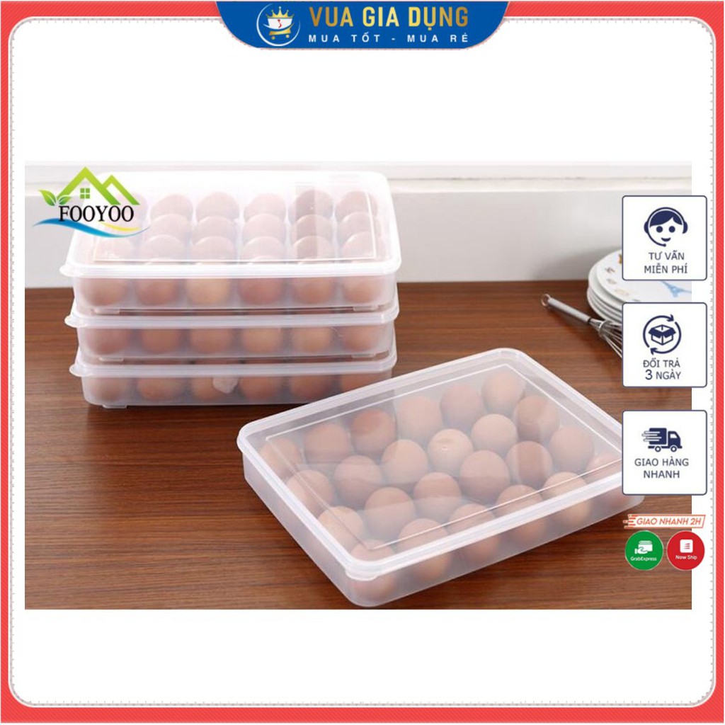 Hộp đựng thực phẩm,Hộp đựng trứng 24 quả (6786) gọn nhẹ giúp cố định những quả trứng nằm yên một vị trí, bảo quản trứng