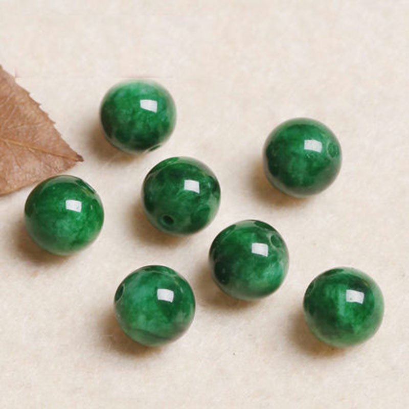 4a màu lục lam tự nhiên chalcedony pha lê chính hãng thạch anh một hạt vật liệu trang sức tự làm