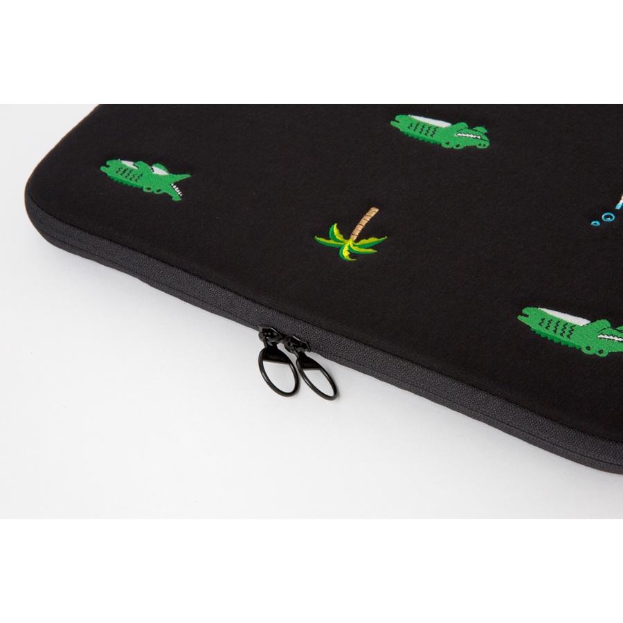 Túi Đựng Laptop Máy Tính Xách Tay 13 inch ARTBOX Hàn Quốc Màu Đen Họa Tiết Cá Sấu