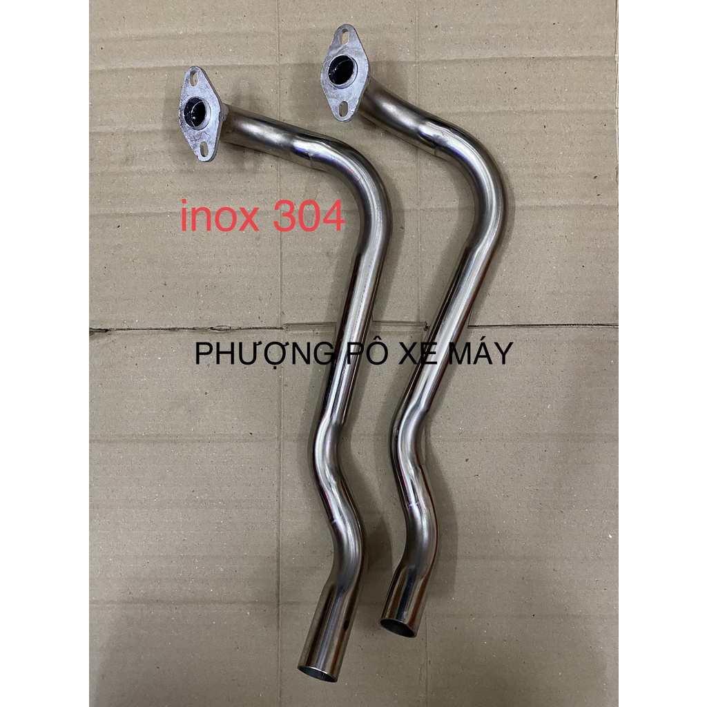 Cổ pô inox 201 và 304 gắn pô zin cho PCX Thái