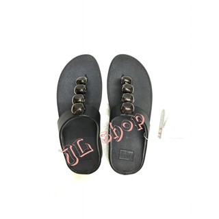 Dép kẹp fitflop 4 hạt đá đen