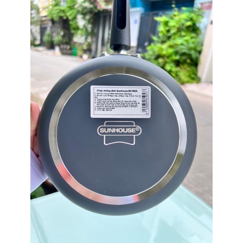 Chảo chống dính mini Sunhouse đủ size 18-20-22-24 cm