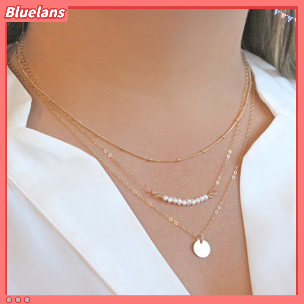 Dây chuyền nhiều tầng thiết kế đơn giản thời trang cho nữ