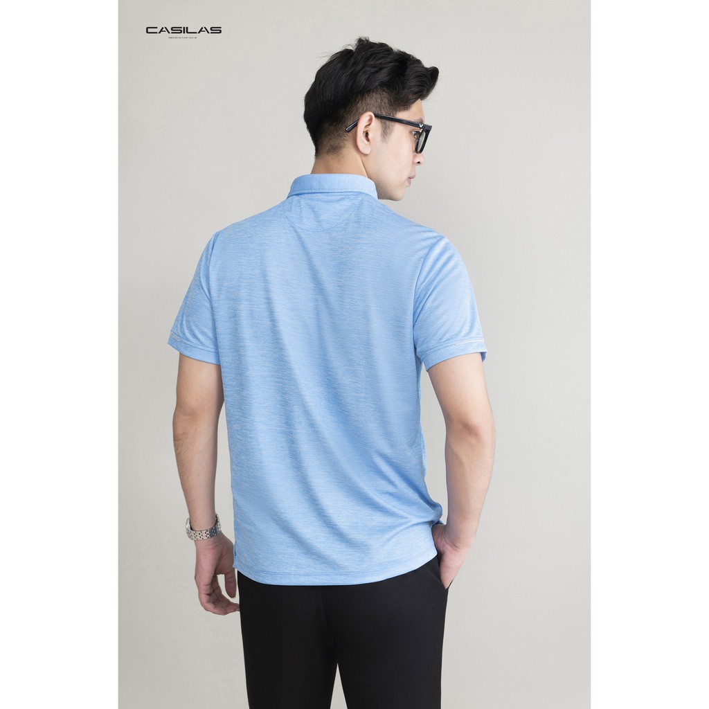Áo thun nam tay ngắn cổ bẻ CASILAS vải thun lạnh sợi CVC form regular fit P2008 | BigBuy360 - bigbuy360.vn