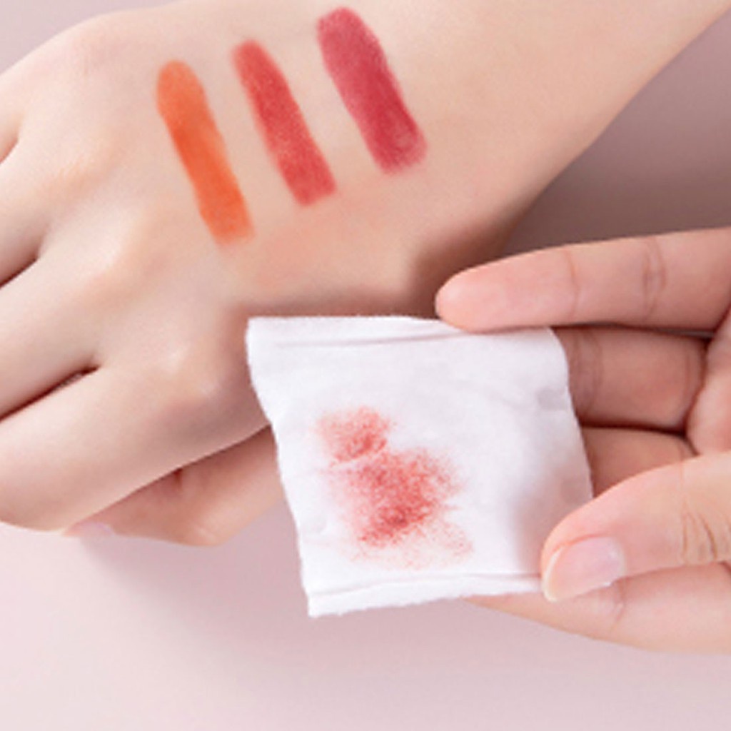 Bông tẩy trang cotton Miniso an toàn mềm mịn da 180 miếng Nhật Bản, Bông tẩy trang chính hãng Miniso 180 miếng