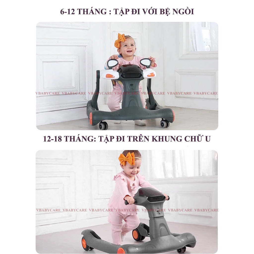 Xe tập đi chữ U có thể tăng hạ độ cao 2112