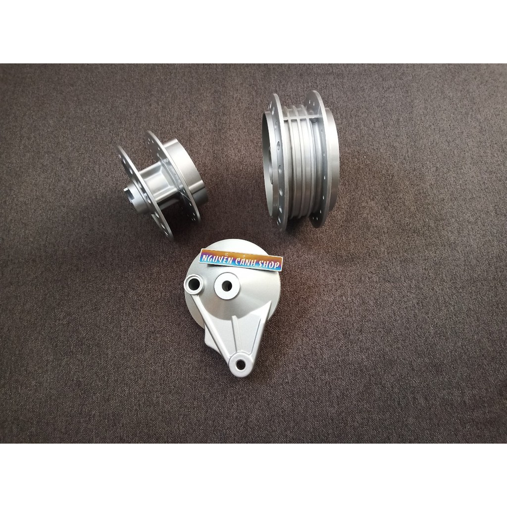 Đùm trước sau sirius wave s110 má đùm luôn 3 món