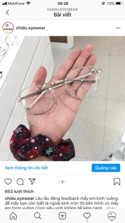 KÍNH VUÔNG KIM LOẠI 12