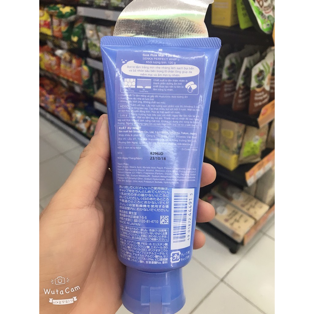 [ Chính Hãng] Sữa Rửa Mặt Shiseido Senka Perfect Whip Collagen In 120g | BigBuy360 - bigbuy360.vn