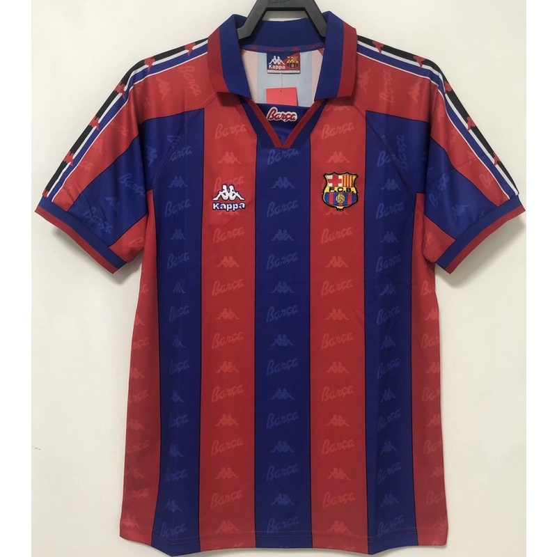 Áo Thun Số 96/97 Barcelona Phong Cách retro Chất Lượng Cao