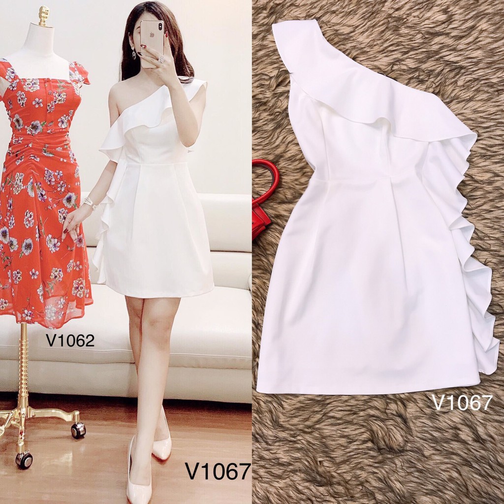 [ xả kho ] MiD Đầm bèo vạt V1067 Mie Design ảnh thật