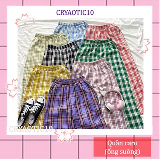 Quần caro ô nhỏ hot trend unisex