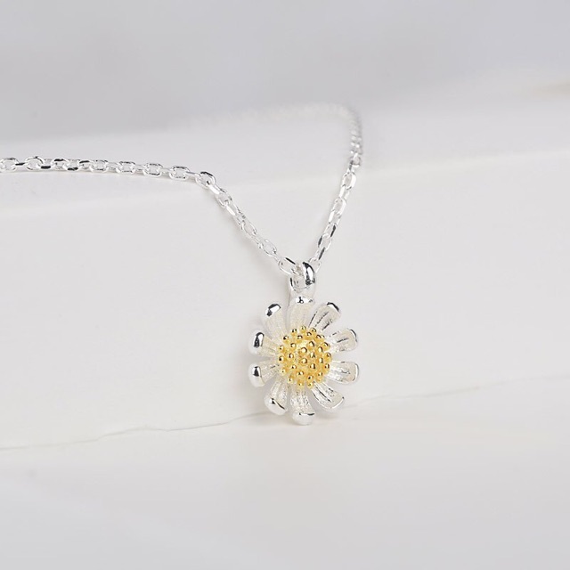 Dây chuyền hoa cúc bạc 925, sale giá rẻ | BigBuy360 - bigbuy360.vn