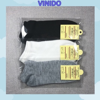 Tất Unisex Vinido Xuất Nhật Cao Cấp Dày Dặn Kháng Khuẩn CT3