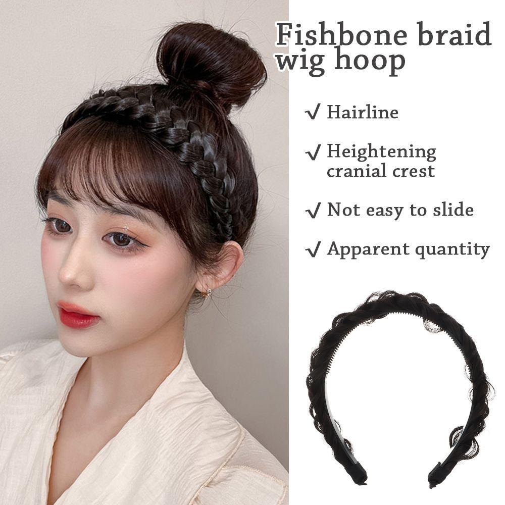 Băng Đô Đội Đầu Kiểu Tóc Bện Thủ Công Thời Trang Cho Nữ