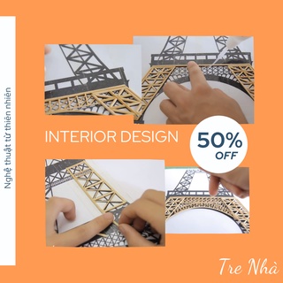 Bộ KIT làm tháp Eiffel bằng tăm tre