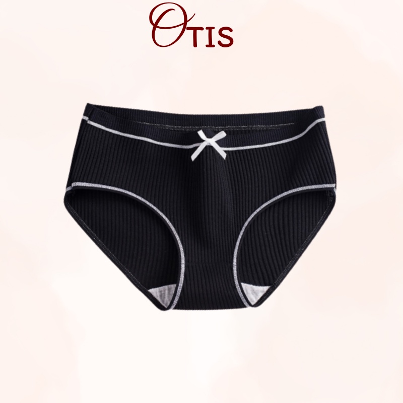 Quần Lót Nữ Cotton Thấm Hút Viền Nơ Xinh Xắn Đáng Yêu OTIS - 1293