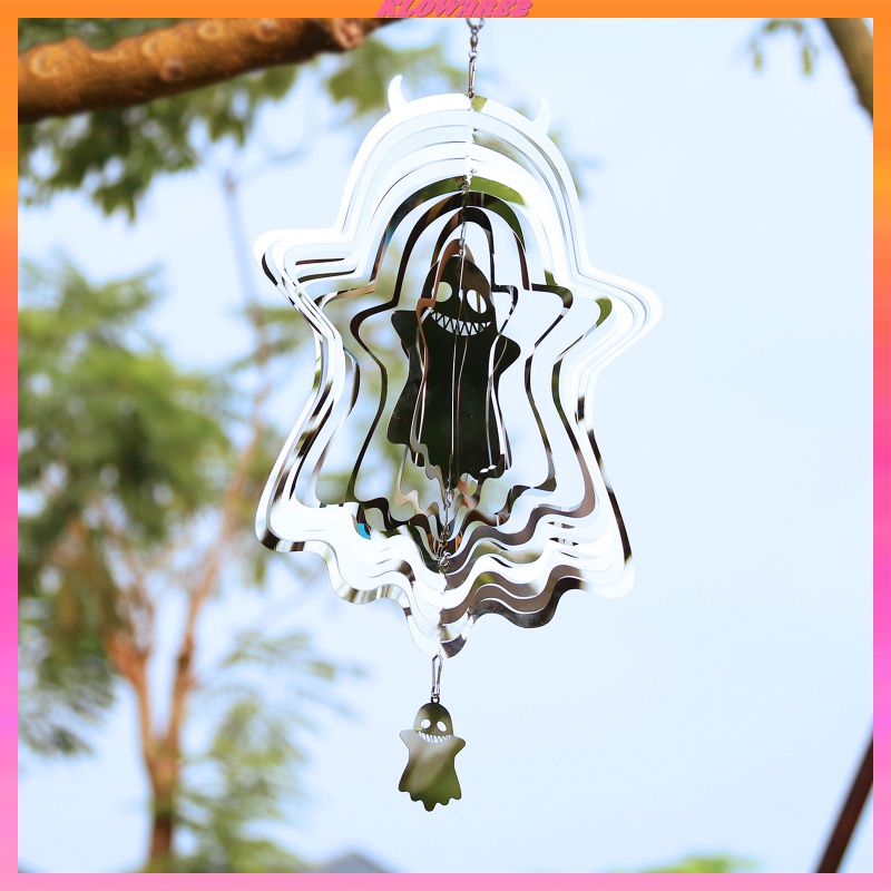 Ghost Wind Spinner Hanging Decoration Home Indoor Yard Living Room Ornament