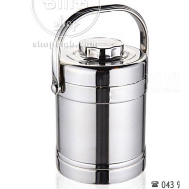 Hộp cơm giữ nhiệt inox 3 ngăn màu sắc