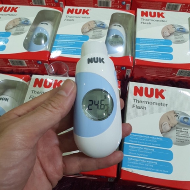 [Mã MKBC13 giảm 80k đơn 1 triệu] Nhiệt kế điện tử hồng ngoại NUK đo trán