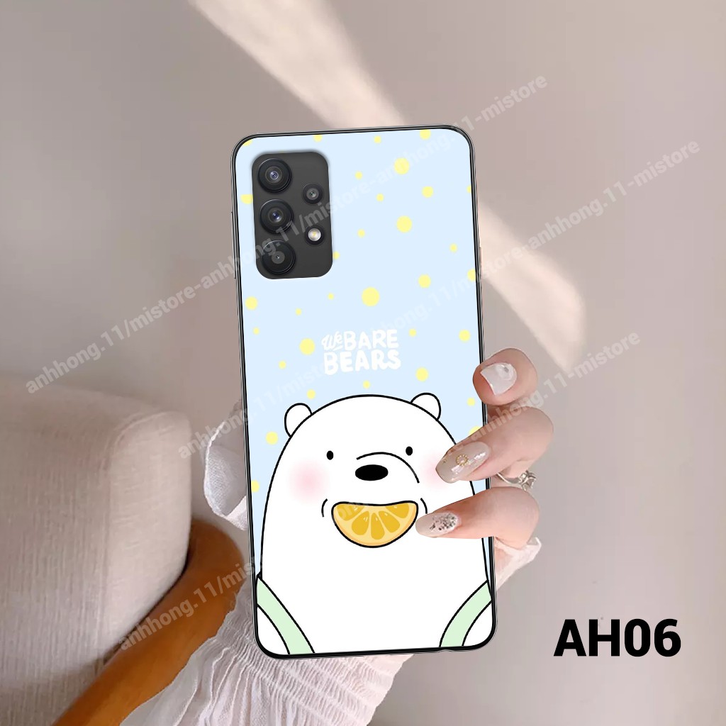 [HÀNG MỚI] Ốp lưng Samsung Galaxy A32/A52/A72 in hình gấu we bare bears đáng yêu