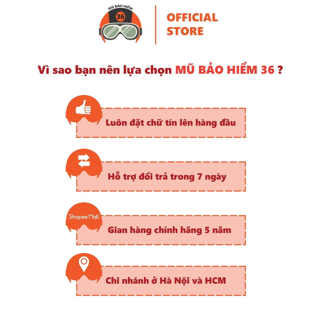Mũ Bảo Hiểm 3/4 GRS A27k nhiều màu - kính trà