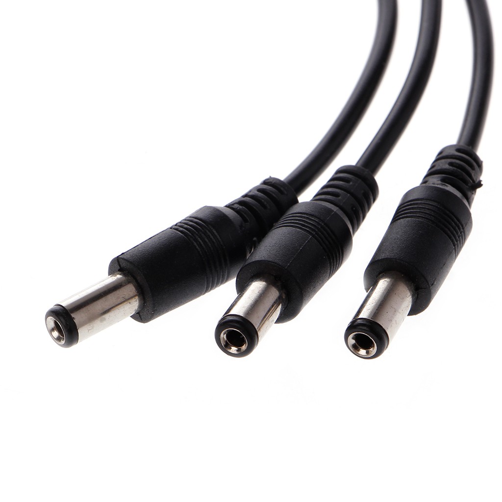 Dây cáp chia cổng sạc từ 1 đầu lỗ cắm sang 2 / 3 / 4 / 5 đầu cắm 5.5x2.1mm 12V