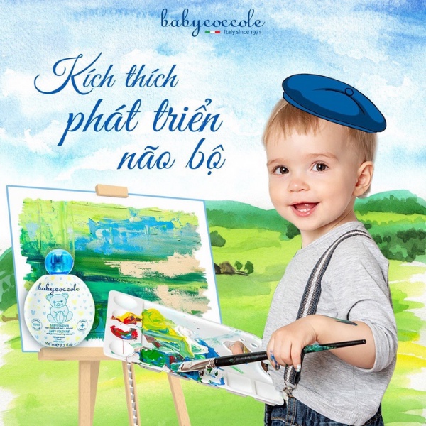 Nước hoa cho bé Babycoccole 0M+ an toàn cho trẻ sơ sinh & em bé chiết xuất hoa sen 100ml